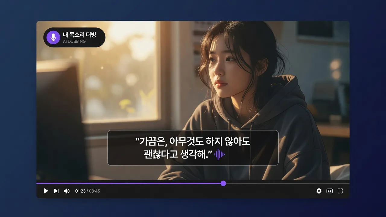 내 목소리 AI 더빙